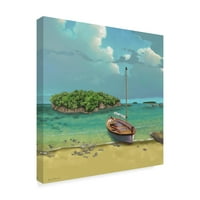 Zaštitni znak likovne umjetnosti' Sailing Serenity I ' Canvas Art Rick Novak