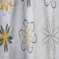 Designart 'Floral Retro Pattern VIII' moderna zavjesna ploča srednjeg vijeka