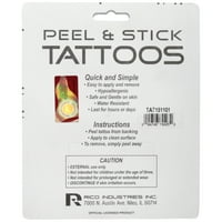 Rico JSU? Peel & Stick Tattoos Carded Paket