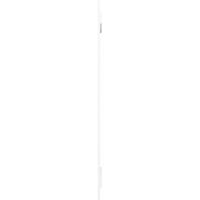 Ekena Millwork 1 8 W 40 H True Fit PVC trodijelna ploča-N-letve roletne, bijele