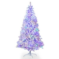 Belham Living 7.5 ft prethodno osvijetljeno umjetno božićno drvo sa jasnim svjetlima-Bijelo