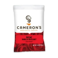 Cameronova Specijalna kafa bez kofeina Vanilla Lješnjak mljevena, Porcionirano pakovanje, 1.75 oz
