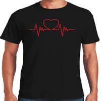 Grafički America Dan zaljubljenih Holiday Beating Heart muške grafički T-Shirt