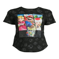 Super Mario ženska grafička majica sa kratkim rukavima, veličine XS-3XL