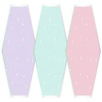 Sprinkles - pastelne male papirne ploče, odlične za rođendane, vjenčanja i tuševe za bebe