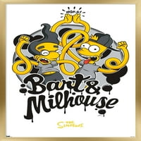 Zidni Poster Simpsons-Bart & Milhouse, 22.375 34