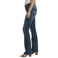 Silver Jeans Co. Ženske tanke čizme Suki srednjeg rasta, veličine struka 24-34