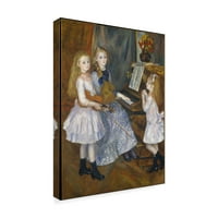 Zaštitni znak likovne umjetnosti' kćeri Catulle ' platnena Umjetnost Pjera Ogista Renoira