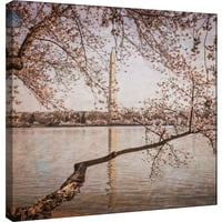Slike, cvjetovi trešnje 5, 20x20, dekorativna platnena zidna Umjetnost