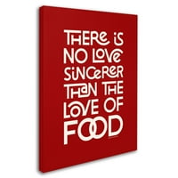 Zaštitni znak likovne umjetnosti Iskrena ljubav prema hrani II Canvas Art by Megan Romo