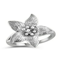 Zlatariclub cvetni prsten od srebra za žene