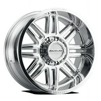 Raceline 948C-Split 17 Liveni aluminijski točak, Split Chrome 17x8. + Odgovara Odaberite: Ford F Superprewt,