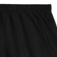 Black Panther Boys Dugi rukav gornji dio i hlače pidžama set za spavanje, 2 komada, veličine 4-12