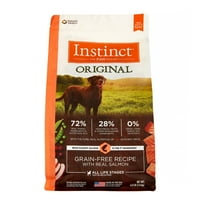 Instinct originalni recept bez žitarica sa pravim lososom prirodna suha hrana za pse po prirodi, lb. Torba