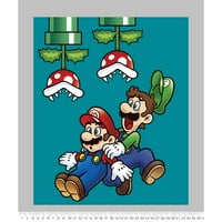 Spring Creative 43 pamuk Nintendo Mario Brothers Skoči šivanje i obrtni tkanini y jd by vijak, višebojna