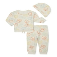 Disney Baby Boy Top, džogeri i šešir, Set od 3 komada, veličine mjeseci-mjeseci