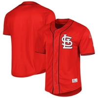 Muški crveni St. Louis Cardinals Bejzbol dres na dugmad