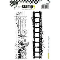 Carabelle Studio Cling Stamp A6 - Tekst I Negativni Filmski Kolaž