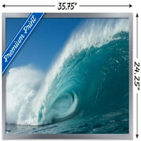 Surfanje - kotrljajući WAVE zidni poster, 22.375 34