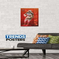 Trendovi International NFL Tampa Bay Buccaneers-Mike Evans Wall Poster 14.725 22.375 Premium Neuramljena