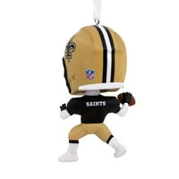 Hallmark NFL New Orleans Saints odskakanje Buddy Božić Ornament