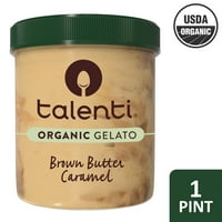 Talenti Gelato za ukusan smrznuti Desert smeđi puter karamela bez glutena pinta