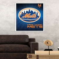 New York Mets - Logo Zidni Poster, 22.375 34