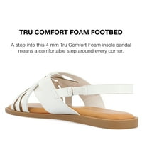 Kolekcija Journee Womens Merrin Tru Comfort Foam Sling Back Flat Sandal