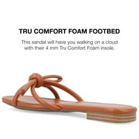 Journee Kolekcija Ženske Soma Tru Comfort Foam Slide Sandale Sa Niskom Blokom