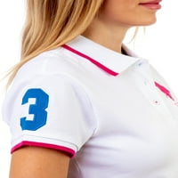 S. Polo Assn. Polo majica sa kratkim rukavom sa trostrukom krunom za žene
