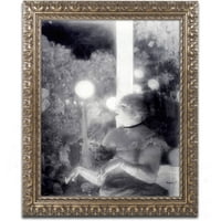 Zaštitni znak Likovna umjetnost the Cafe Concert umjetnost na platnu Edgara Degasa, Zlatni okićeni okvir