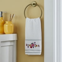 Vern Yip od SKL Home Floral Totem ručnik za ruke u bijeloj boji