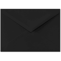 LUXPaper a šiljatim poklopac koverte, 1 8, lb. Ponoćno Crno, Pakovanje