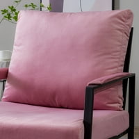 Kauč na razvlačenje elegantna baršunasta podrška srednjim leđima moderna tapacirana dnevna soba stolice za