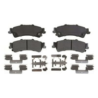 ACDelco srebrni polumetalni set kočionih jastučića, W hardver odgovara select: 1999-2003,2005 - CHEVROLET