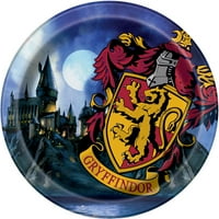 Harry Potter papirni tanjiri za večeru, 9in, 24ct