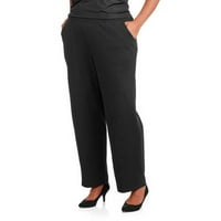 Ženske pletene hlače Plus Size, dostupne u redovnim i sitnim dužinama
