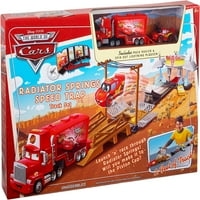 Automobili Mini Adventures Radiator Springs set staza za zamku brzine-noge staze + Mack Hauler + Spin out