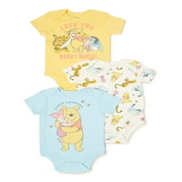 Winnie The Pooh Baby Boys bodi, 3 pakovanja, veličine mjeseci-mjeseci
