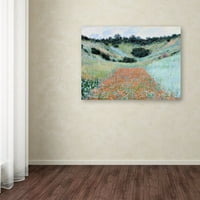 Zaštitni znak likovne umjetnosti' makovo polje u blizini Givernyja ' platno Art by Monet