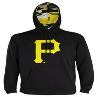 Zubaz MLB Bejzbol muške Pittsburgh Pirates Camo Hood pulover Hoodie