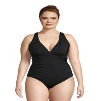 Catherine Malandrino ženski kupaći kostim plus veličine sa remenima, 1 komad