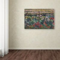 Zaštitni znak Likovna umjetnost' vrt božura ' platno Art by Monet