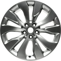 8. Obnovljeni OEM aluminijumski aluminijumski točak, dimljeni Hipersilver, odgovara -Chevrolet Malibu