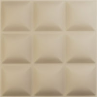 Ekena Millwork 5 8 W 5 8 H Classic EnduraWall dekorativna 3d zidna ploča, UltraCover Satin Smokey bež