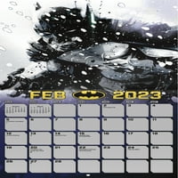 Trendovi međunarodni DC stripovi Batman Mini zidni kalendar & Pushpins