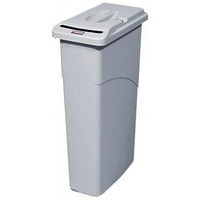 RubberMaid komercijalna, RCP9W15lgy, Slim Jim Povjerljivi dokument Kontejner W lid, svaki, siv