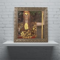Zaštitni znak Likovna umjetnost Minerva umjetnost na platnu Gustava Klimta, Zlatni okićeni okvir
