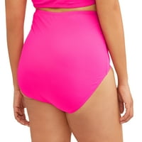 Stepeni ženski Plus-Size donji dio bikinija kupaćeg kostima visokog struka