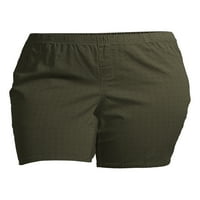 Just My Size Mid Rise Slim Fit Short, Count, Pack